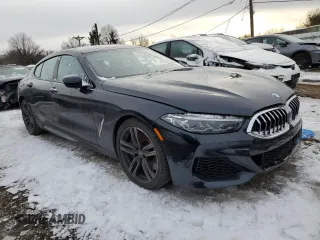 2022 BMW 8 Series 840i with VIN WBAGV4C00NCK20776, listed as a Copart auction lot 37027954 with 23,338 mi miles. Bid and sale history available at carsss.com. Image 4.