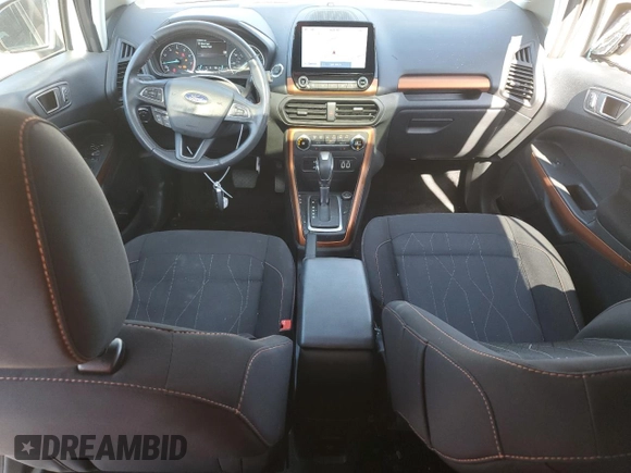 2021 Ford EcoSport SE z VIN MAJ3S2GE7MC403200, wystawiony jako Copart lot #55616385 z przebiegiem 24 882 mil mil oraz Nie do naprawy • Non repairable. Historia ofert i sprzedaży dostępna na DreamBid. Obrazek 8.