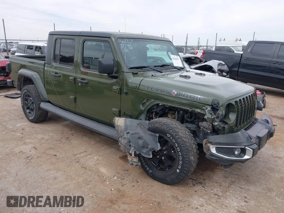 2021 Jeep Gladiator 80th Anniversary с VIN 1C6HJTAG3ML597461, выставлен на аукционе IAAI как лот 42266529 с пробегом 33 863 миль миль и . История ставок и продаж доступна на DreamBid. Изображение 1.