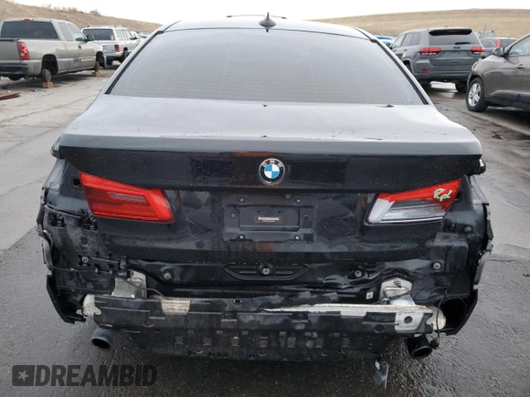 2018 BMW 5 Series 530e xDrive with VIN WBAJB1C5XJB084018, listed as a Copart auction lot 86277124 with 127,517 mi miles and Salvage Title. Bid and sale history available at carsss.com. Image 6.