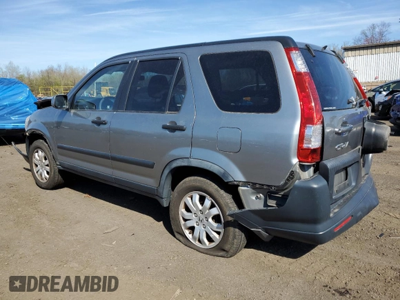 2006 Honda CR-V EX with VIN JHLRD78826C050651, listed as a Copart auction lot 53663705 with 145,694 mi miles and Salvage Title. Bid and sale history available at carsss.com. Image 2.