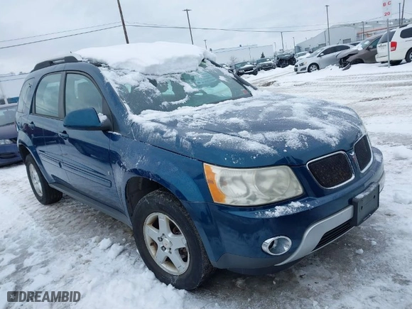 2007 Pontiac Torrent with VIN 2CKDL73F476044403, listed as a IAAI auction lot 41490314 with 1 miles. Bid and sale history available at carsss.com. Image 1.