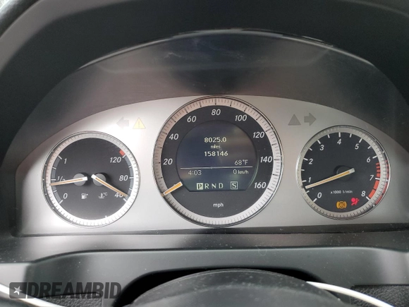 2008 Mercedes-Benz C 300 Sport with VIN WDDGF81X78F190434, listed as a Copart auction lot 55942805 with 158,146 mi miles and Salvage Title. Bid and sale history available at DreamBid. Image 9.