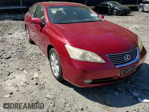 2009 Lexus ES 330 with VIN JTHBJ46G192309817, listed as a Copart auction lot 54960445 with 104,306 mi miles and Salvage Title. Bid and sale history available at DreamBid. Image 13.
