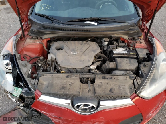 2014 Hyundai Veloster RE:FLEX with VIN KMHTC6AD1EU184837, listed as a Copart auction lot 41497085 with 114,958 mi miles and Salvage Title. Bid and sale history available at carsss.com. Image 12.