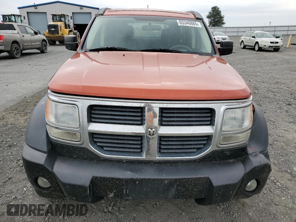 2007 Dodge Nitro SXT with VIN 1D8GT28K37W690052, listed as a Copart auction lot 65340865 with 252,332 mi miles and Salvage title. Bid and sale history available at DreamBid. Image 5.