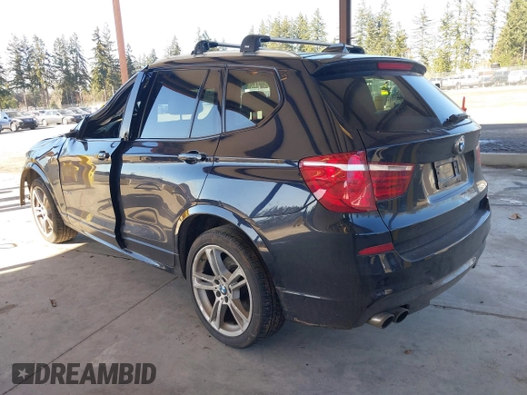 2014 BMW X3 xDrive35i with VIN 5UXWX7C56E0E78423, listed as a IAAI auction lot 41688679 with 106,780 mi miles and . Bid and sale history available at DreamBid. Image 3.