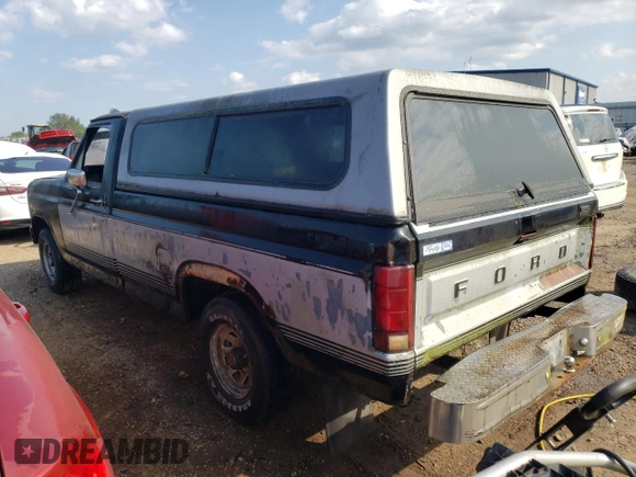 1985 Ford F-150 with VIN 1FTDF15YXFPB03088, listed as a Copart auction lot 66763884 with 98,443 mi miles and Salvage Title. Bid and sale history available at carsss.com. Image 2.