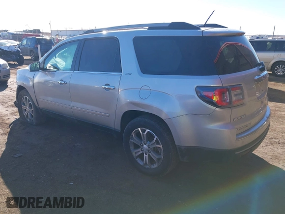 2014 GMC Acadia SLT with VIN 1GKKRRKD8EJ204036, listed as a IAAI auction lot 41673944 with 180,931 mi miles. Bid and sale history available at carsss.com. Image 3.