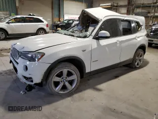 2017 BMW X3 sDrive28i with VIN 5UXWZ7C59H0U44990, listed as a Copart auction lot 84720724 with 0 mi miles and Salvage Title. Bid and sale history available at carsss.com. Image 1.