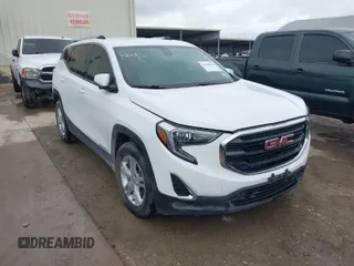 2020 GMC Terrain SLE with VIN 3GKALTEV7LL218577, listed as a IAAI auction lot 41940554 with 1 mi miles. Bid and sale history available at carsss.com. Image 1.