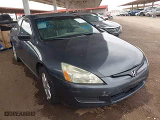 2004 Honda Accord Cpe EX with VIN 1HGCM82654A008050, listed as a IAAI auction lot 41820374 with 152,199 mi miles. Bid and sale history available at carsss.com. Image 1.