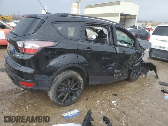 2017 Ford Escape SE with VIN 1FMCU9G90HUA22896, listed as a Copart auction lot 47629415 with Not Provided miles and Salvage Title. Bid and sale history available at DreamBid. Image 3.