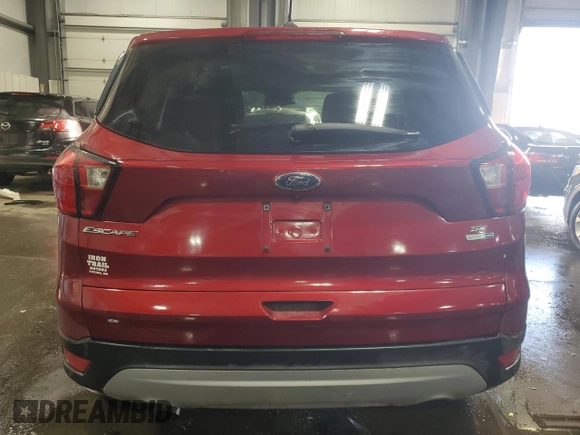 2019 Ford Escape SE with VIN 1FMCU9GD1KUA54817, listed as a Copart auction lot 44439405 with 91,534 mi miles and Salvage Title. Bid and sale history available at carsss.com. Image 6.