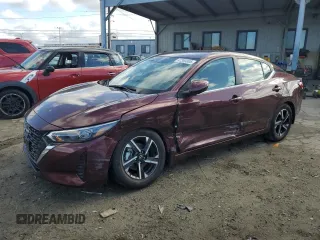 2024 Nissan Sentra SV with VIN 3N1AB8CV8RY376228, listed as a Copart auction lot 47365885 with 5,609 mi miles and Salvage title. Bid and sale history available at DreamBid. Image 1.
