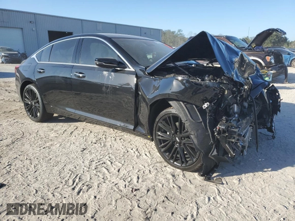 2021 Cadillac CT5 Premium Luxury z VIN 1G6DN5RWXM0143344, wystawiony jako Copart lot #41853014 z przebiegiem 7 421 mil mil oraz Szkoda całkowita • Salvage title. Historia ofert i sprzedaży dostępna na DreamBid. Obrazek 4.
