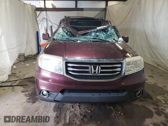 2013 Honda Pilot EX-L with VIN 5FNYF4H56DB046111, listed as a Copart auction lot 55893615 with 215,679 mi miles and Salvage Title. Bid and sale history available at DreamBid. Image 5.