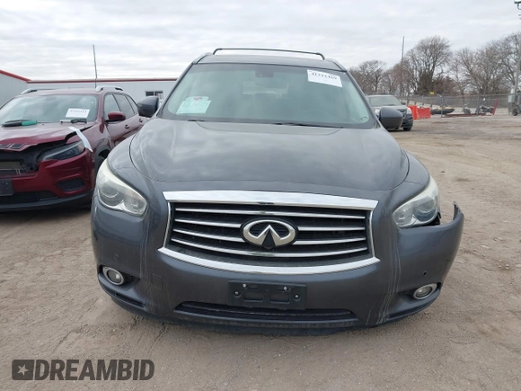 2014 Infiniti QX60 with VIN 5N1AL0MM6EC545890, listed as a IAAI auction lot 41212469 with 125,955 mi miles and . Bid and sale history available at DreamBid. Image 12.