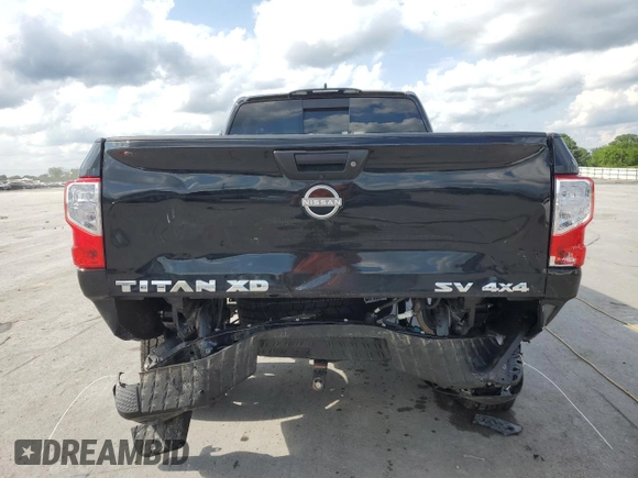 2024 Nissan Titan SV with VIN 1N6AA1FB4RN118355, listed as a Copart auction lot 57669095 with 2,861 mi miles and Salvage title. Bid and sale history available at DreamBid. Image 6.