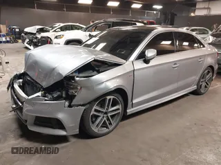 2018 Audi A3 Sedan Premium Plus with VIN WAUJ8GFF5J1027205, listed as a IAAI auction lot 41731155 with 66,098 mi miles. Bid and sale history available at carsss.com. Image 2.