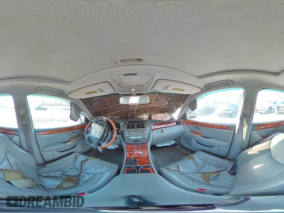 2004 Lexus LS 430 with VIN JTHBN36F240135489, listed as a Copart auction lot 41916125 with Not Provided miles and Salvage Title. Bid and sale history available at DreamBid. Image 12.