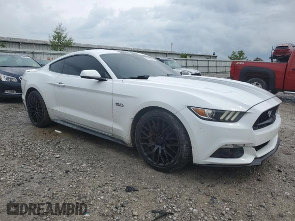 2017 Ford Mustang GT with VIN 1FA6P8CF9H5316263, listed as a Copart auction lot 57768035 with 112,936 mi miles and Salvage title. Bid and sale history available at DreamBid. Image 4.