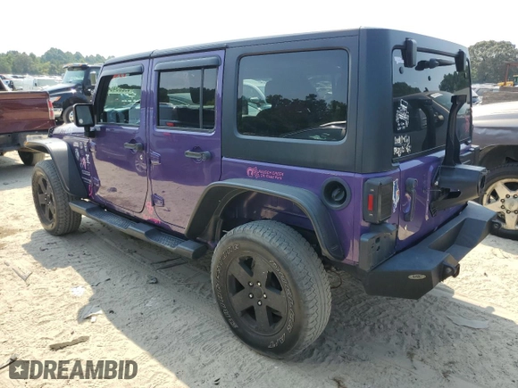 2018 Jeep Wrangler JK Unlimited Sport S with VIN 1C4BJWDGXJL911081, listed as a Copart auction lot 69205464 with 117,576 mi miles and Salvage Title. Bid and sale history available at carsss.com. Image 2.