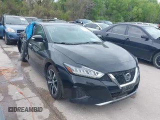 2021 Nissan Maxima SV with VIN 1N4AA6CV2MC508525, listed as a IAAI auction lot 41892374 with 95,532 mi miles and . Bid and sale history available at DreamBid. Image 1.