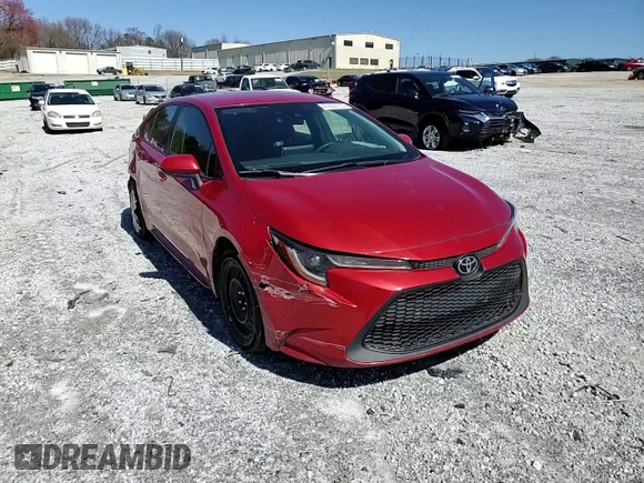 2021 Toyota Corolla LE with VIN JTDEPMAE9MJ138087, listed as a Copart auction lot 47800135 with 46,969 mi miles and Salvage Title. Bid and sale history available at DreamBid. Image 11.