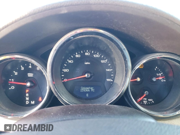 2012 Cadillac CTS with VIN 1G6DG8E56C0139332, listed as a Copart auction lot 77278664 with 159,366 mi miles and Salvage Title. Bid and sale history available at DreamBid. Image 9.
