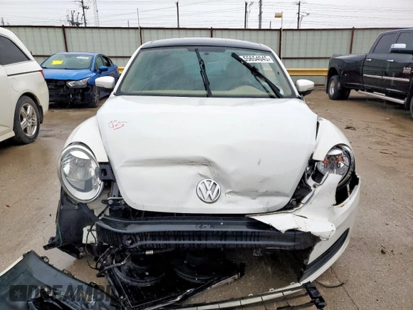 2013 Volkswagen Beetle 2.5L w/Sun/Sound/Nav with VIN 3VWJX7ATXDM610778, listed as a Copart auction lot 55654045 with Not Provided miles and Salvage Title. Bid and sale history available at DreamBid. Image 5.