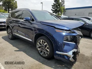 2023 Hyundai Santa Fe Calligraphy with VIN 5NMS5DALXPH508982, listed as a Copart auction lot 59233405 with 25,193 mi miles and Salvage title. Bid and sale history available at DreamBid. Image 4.