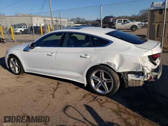 2021 Audi A5 Sportback S line Premium with VIN WAUDACF50MA021544, listed as a Copart auction lot 41291424 with 61,751 mi miles. Bid and sale history available at carsss.com. Image 2.