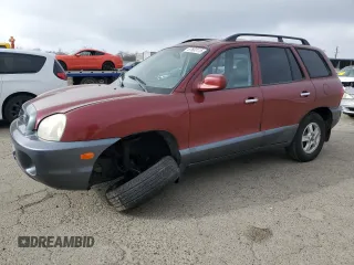 2002 Hyundai Santa Fe GLS with VIN KM8SC13D02U173092, listed as a Copart auction lot 87683115 with 96,950 mi miles and Salvage Title. Bid and sale history available at carsss.com. Image 1.
