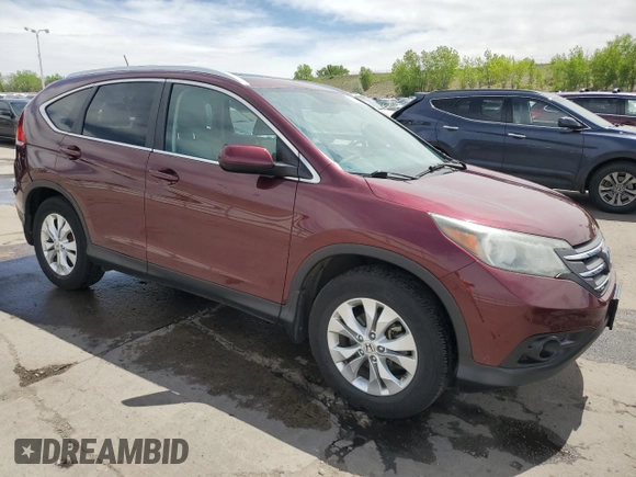 2013 Honda CR-V EX-L z VIN 5J6RM4H7XDL047748, wystawiony jako Copart lot #56959325 z przebiegiem 110 072 mil mil oraz Szkody całkowita. Historia ofert i sprzedaży dostępna na DreamBid. Obrazek 4.