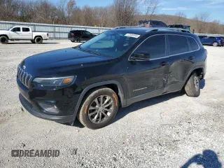 2020 Jeep Cherokee Latitude Plus with VIN 1C4PJLLBXLD525512, listed as a Copart auction lot 43644995 with 63,342 mi miles and Salvage Title. Bid and sale history available at carsss.com. Image 1.