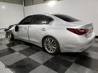 2018 Infiniti Q50 2.0t LUXE with VIN JN1CV7AP3JM240319, listed as a Copart auction lot 52751455 with 74,837 mi miles and Clean Title. Bid and sale history available at carsss.com. Image 2.