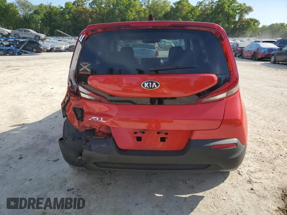 2020 Kia Soul LX with VIN KNDJ23AU7L7120911, listed as a Copart auction lot 51062645 with 86,711 mi miles and Salvage Title. Bid and sale history available at carsss.com. Image 6.