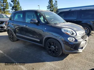 2014 FIAT 500L Trekking with VIN ZFBCFADH8EZ013893, listed as a Copart auction lot 42050575 with 60,580 mi miles and Salvage Title. Bid and sale history available at DreamBid. Image 4.