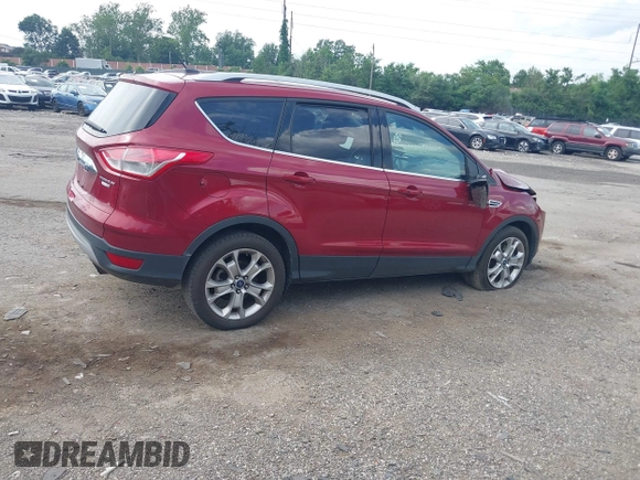 2015 Ford Escape Titanium with VIN 1FMCU9J94FUC54505, listed as a IAAI auction lot 42557608 with 93,007 mi miles and . Bid and sale history available at DreamBid. Image 4.