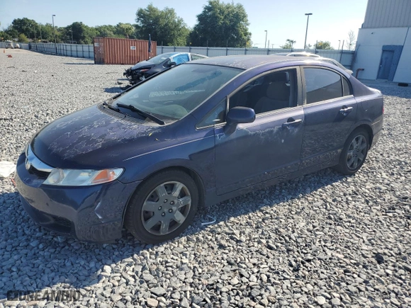 2009 Honda Civic Sdn LX with VIN 2HGFA16539H507422, listed as a Copart auction lot 52234805 with 197,828 mi miles and Clean Title. Bid and sale history available at carsss.com. Image 1.