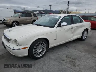 2007 Jaguar XJ with VIN SAJWA71B17SH12746, listed as a Copart auction lot 53844045 with 99,766 mi miles and Salvage Title. Bid and sale history available at carsss.com. Image 1.
