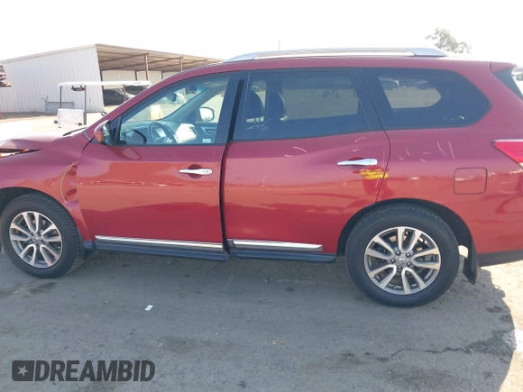 2016 Nissan Pathfinder Platinum with VIN 5N1AR2MM0GC659560, listed as a IAAI auction lot 41467463 with 119,660 mi miles and . Bid and sale history available at DreamBid. Image 15.