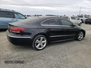 2013 Volkswagen CC R-Line with VIN WVWBP7AN5DE567272, listed as a Copart auction lot 76392474 with 98,450 mi miles and Salvage Title. Bid and sale history available at carsss.com. Image 3.