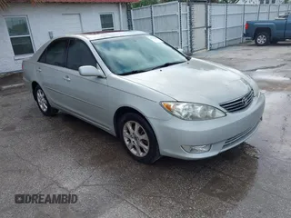 2005 Toyota Camry LE with VIN JTDBF32KX50163799, listed as a IAAI auction lot 41937898 with 140,616 mi miles and . Bid and sale history available at DreamBid. Image 1.
