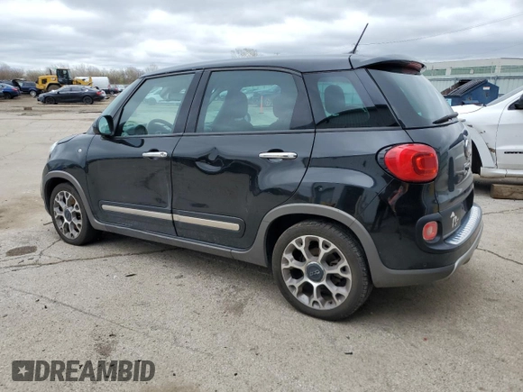 2016 FIAT 500L Trekking with VIN ZFBCFADHXGZ037485, listed as a Copart auction lot 54083385 with 95,678 mi miles and Clean Title. Bid and sale history available at carsss.com. Image 2.