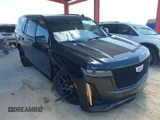 2021 Cadillac Escalade Sport z VIN 1GYS3FKL3MR216155, wystawiony jako IAAI lot #42049587 z przebiegiem 84 000 mil mil oraz . Historia ofert i sprzedaży dostępna na DreamBid. Obrazek 1.