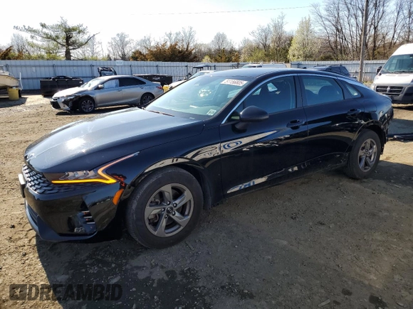 2021 Kia K5 LXS with VIN 5XXG14J24MG004513, listed as a Copart auction lot 51156805 with 22,469 mi miles and Salvage Title. Bid and sale history available at carsss.com. Image 1.