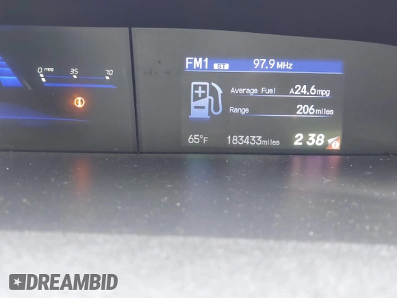 2013 Honda Civic EX-L with VIN 19XFB2F98DE200045, listed as a IAAI auction lot 41975301 with 183,433 mi miles and . Bid and sale history available at DreamBid. Image 15.