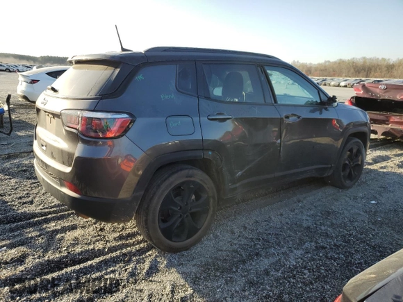 2020 Jeep Compass Altitude with VIN 3C4NJCBB9LT176748, listed as a Copart auction lot 50123145 with 87,018 mi miles and Clean Title. Bid and sale history available at carsss.com. Image 3.